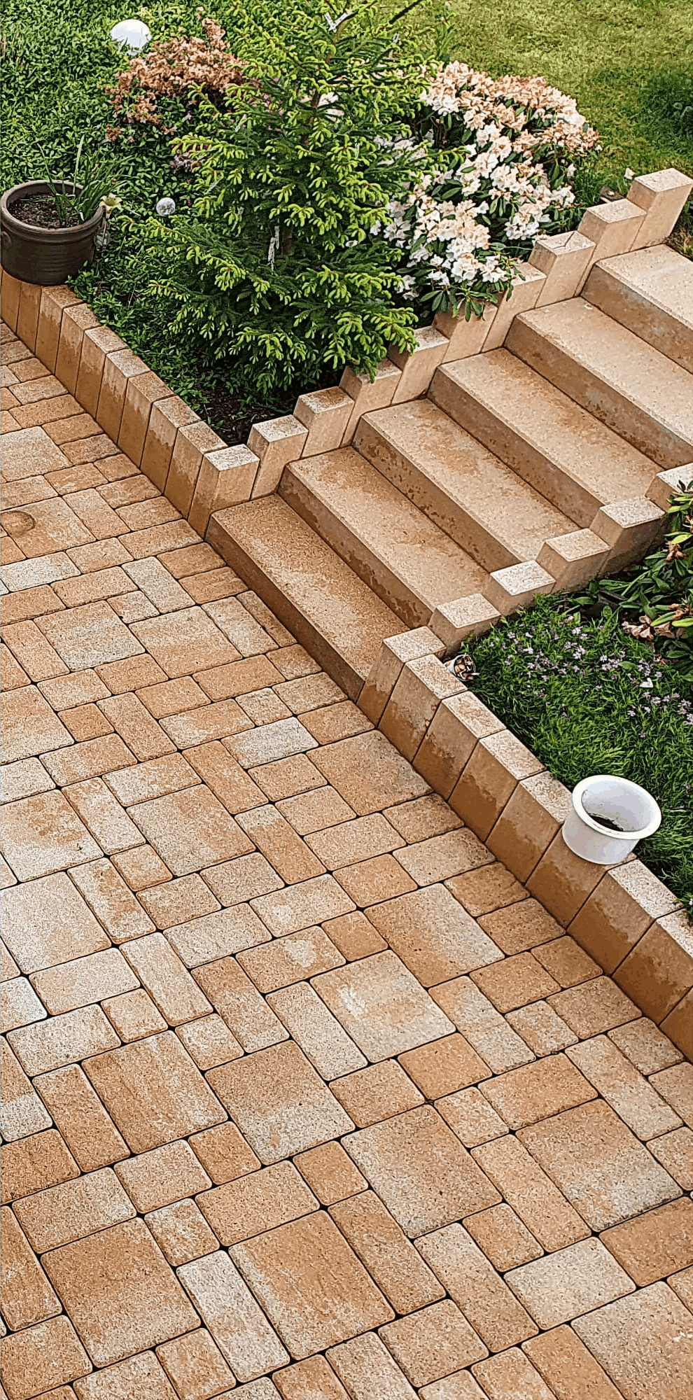 Pflastersteinreinigung nachher 2